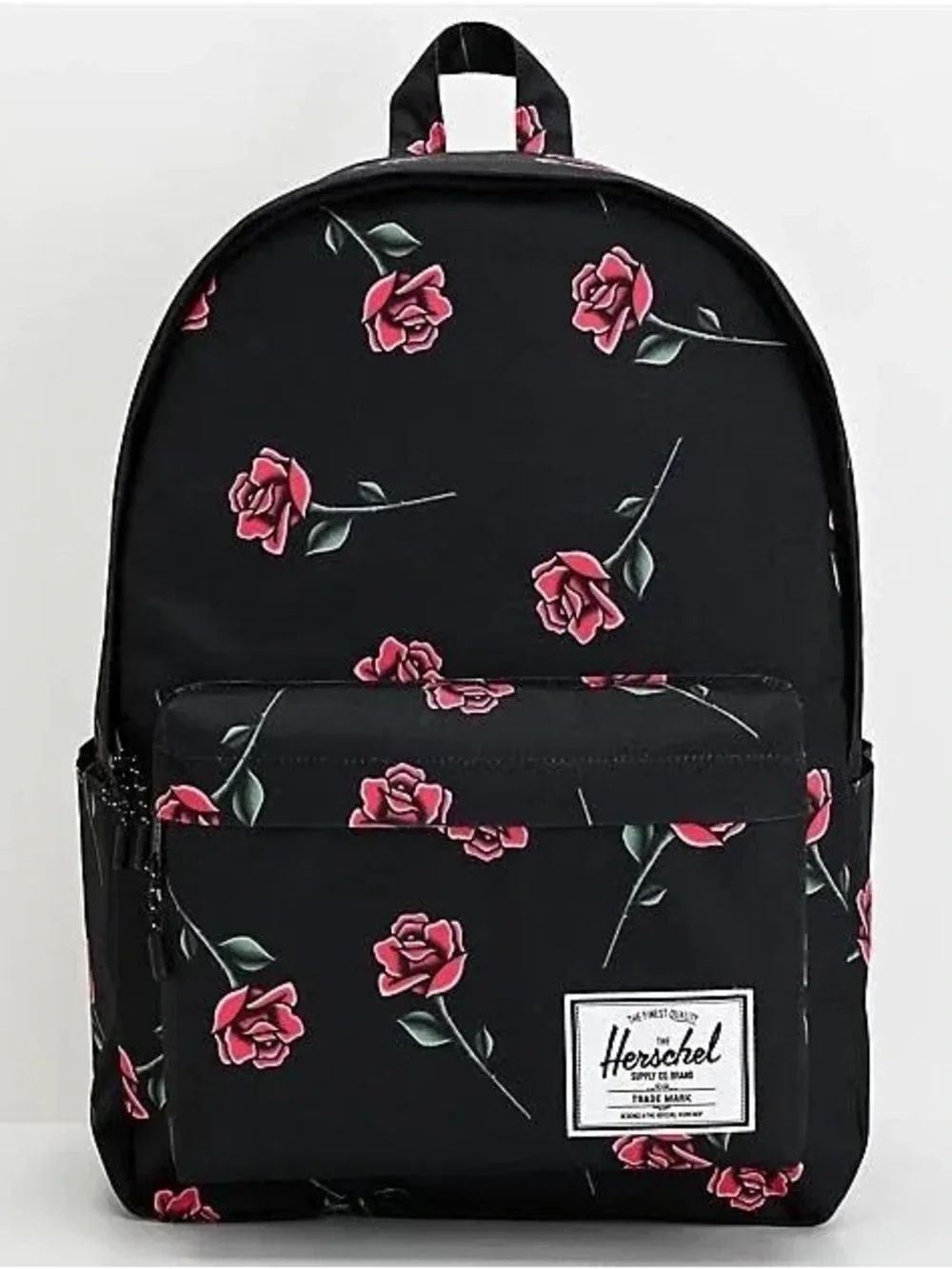 NWT - Herschel Supply Company Classic Black Floral Print Backpack